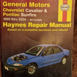 Haynes Repair Manual 38016 GM Chevrolet‎ Cavalier Pontiac Sunfire 1995 - 2004